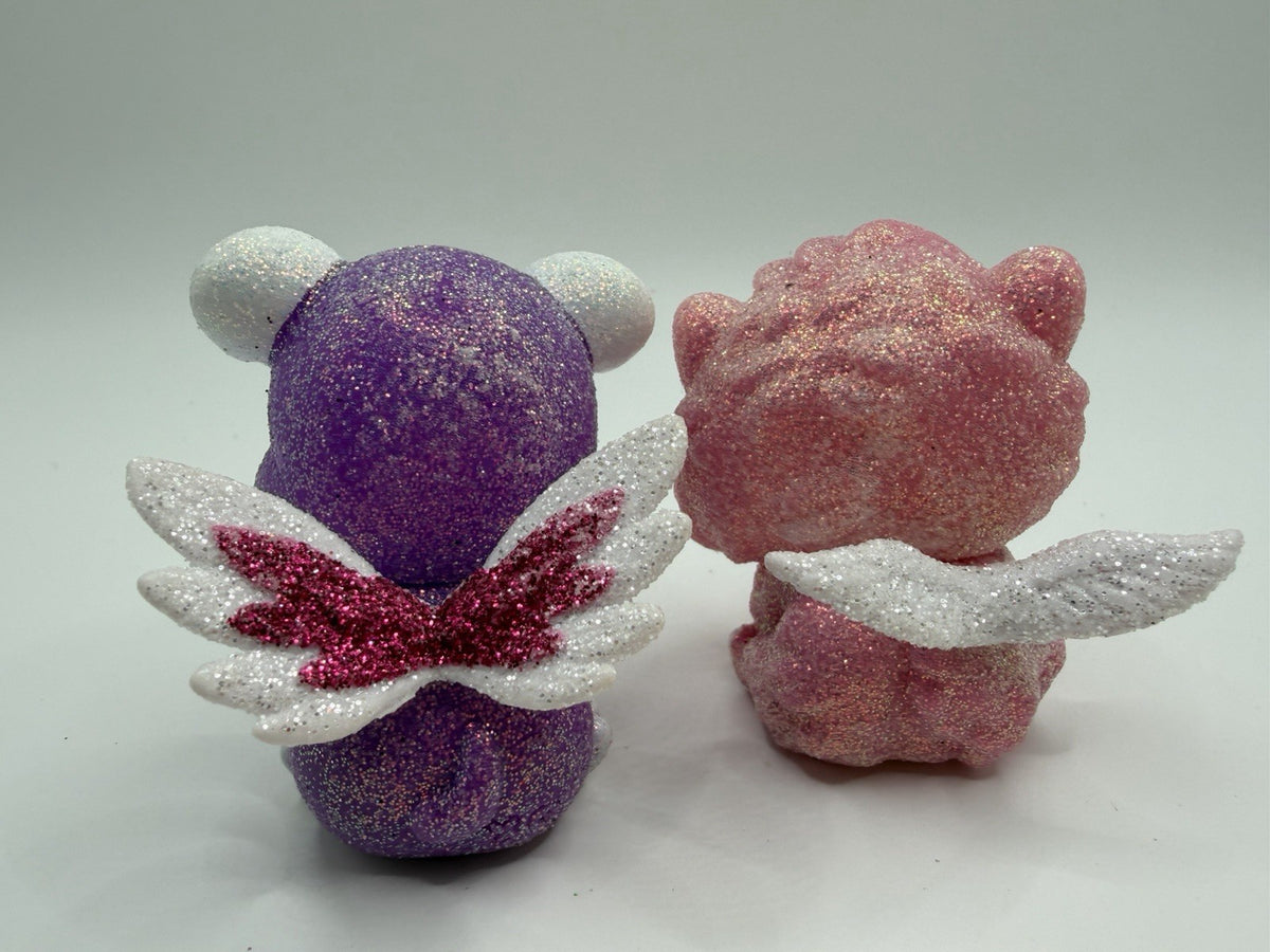 Glitzi Globes Mini Animal Figures Sparkle Glitter Moose Toys Replacement Lot