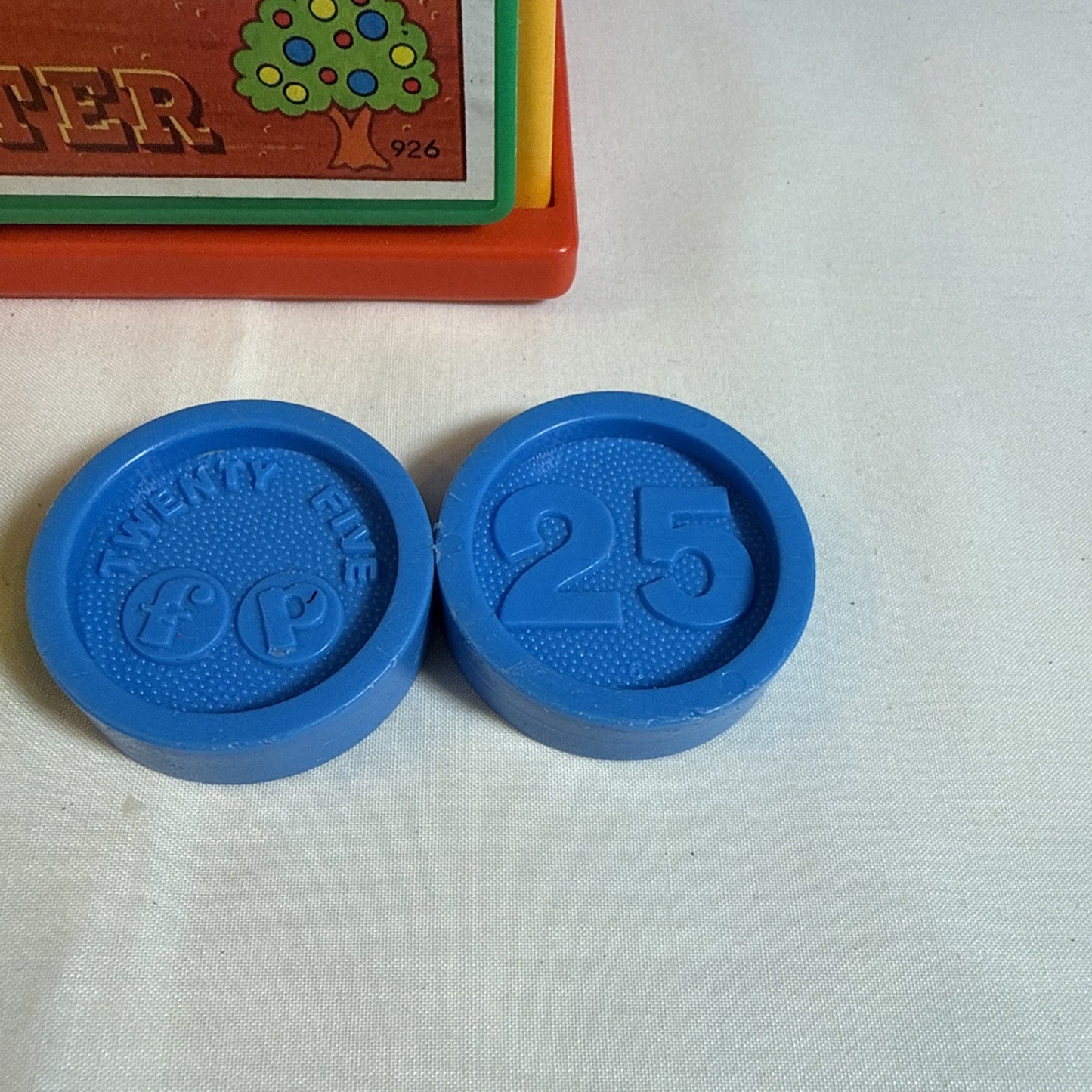 Vintage 1974 Fisher Price Cash Register Complete Coins Money Pretend Play Works
