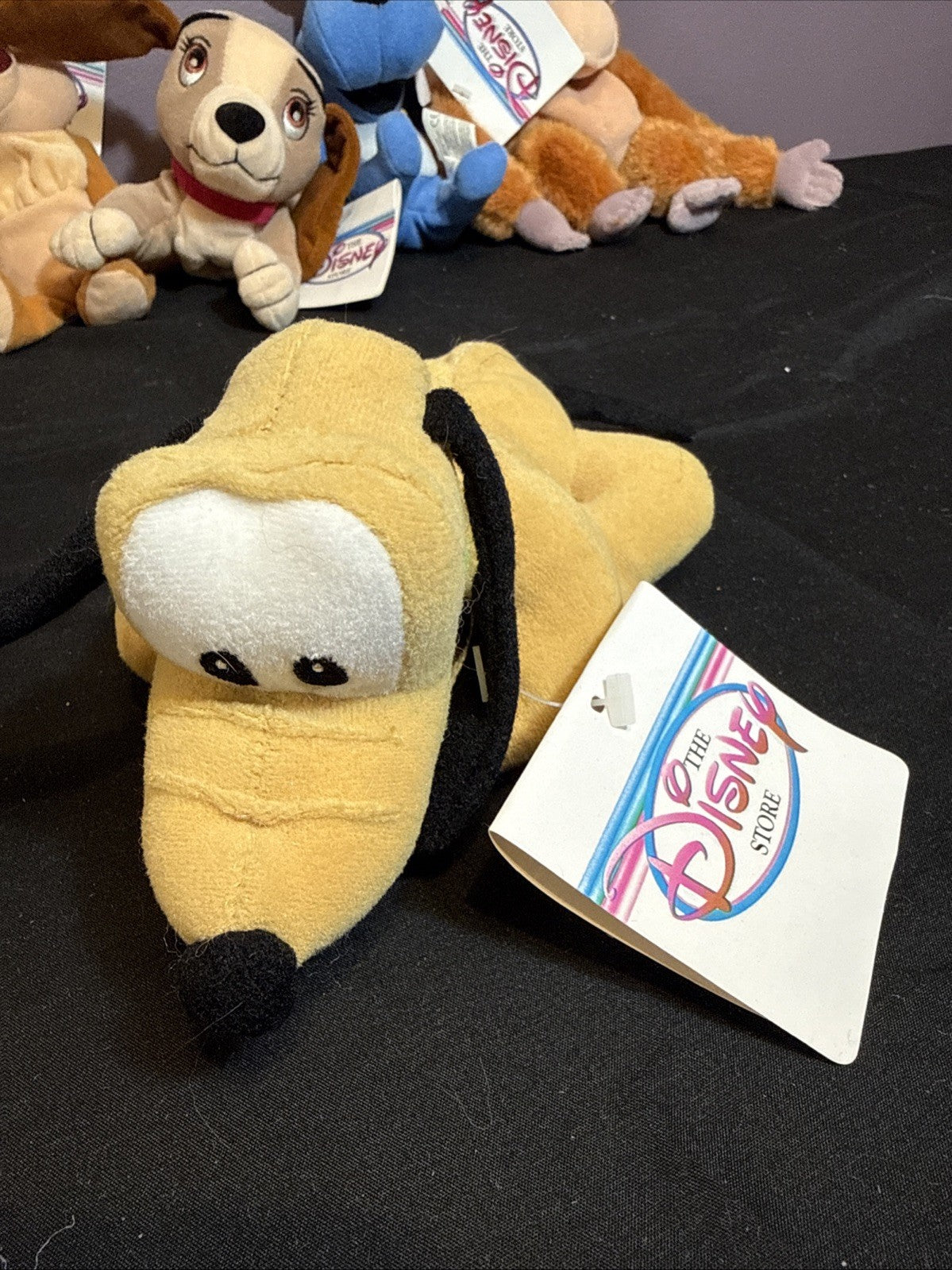 Vintage Lot of 8 Disney Store Friends 8" Mini Bean Bag Plush Toys Rare NWT