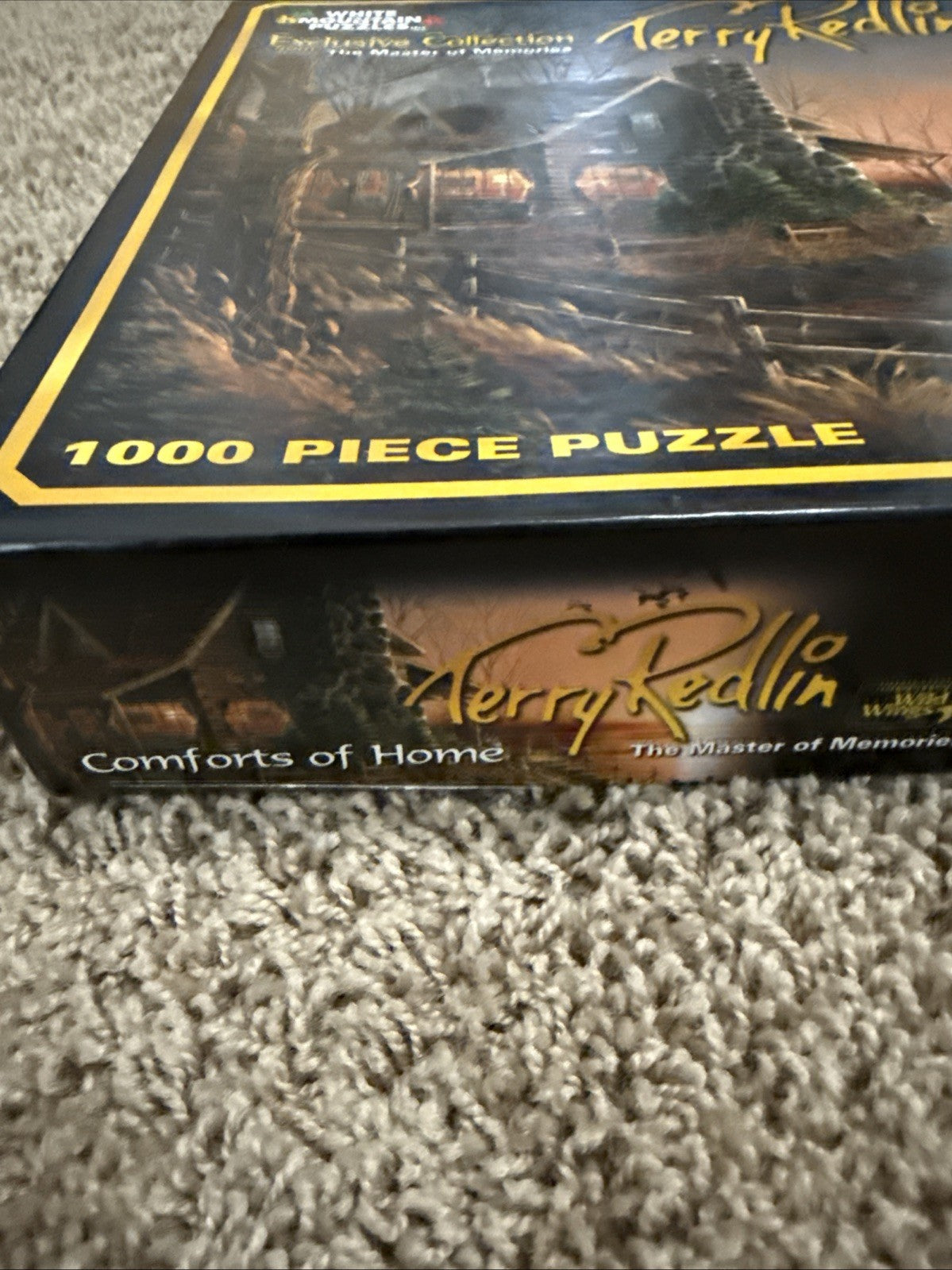 Terry Redlin 1000 Pc Puzzles Evening With Friends Comforts of Home Lot of 2