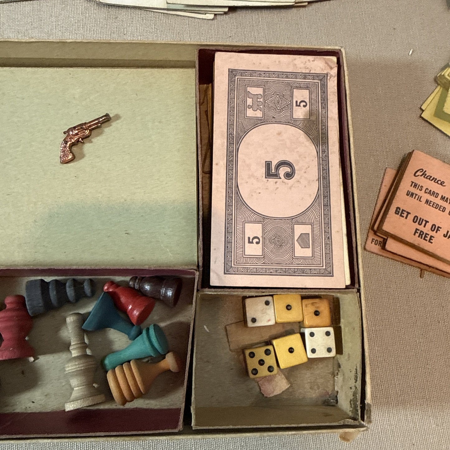 Vintage Board Game Lot Scrabble Monopoly Plus Bingo 456 Pick Up Sticks Lot of 4
