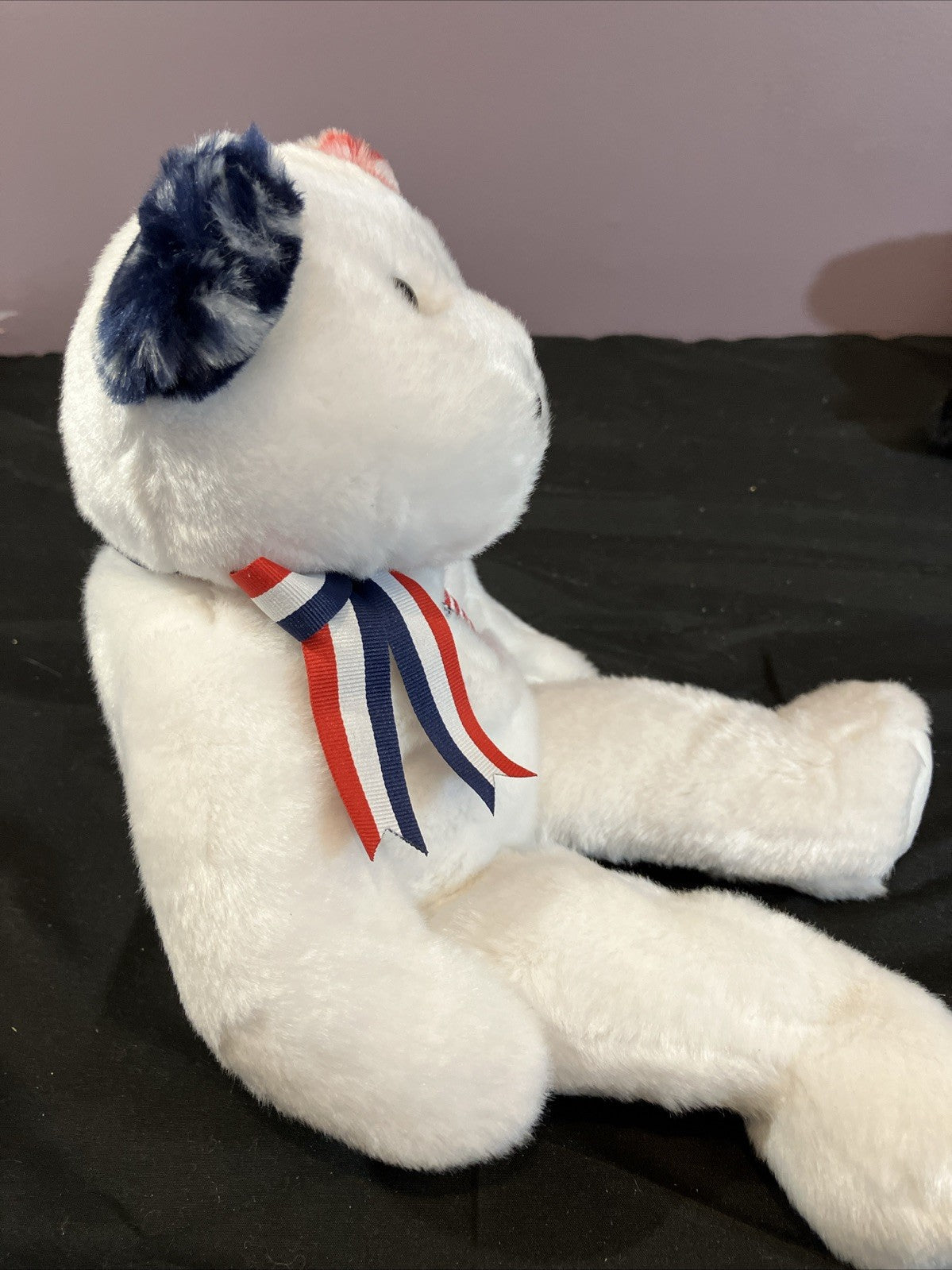 Ty Large Plush Beanie Buddy - America the White Bear