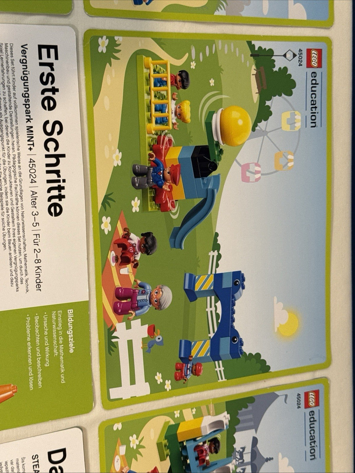 LEGO Education DUPLO STEAM Park 45024 Building Cards Replacement Instructions⁠