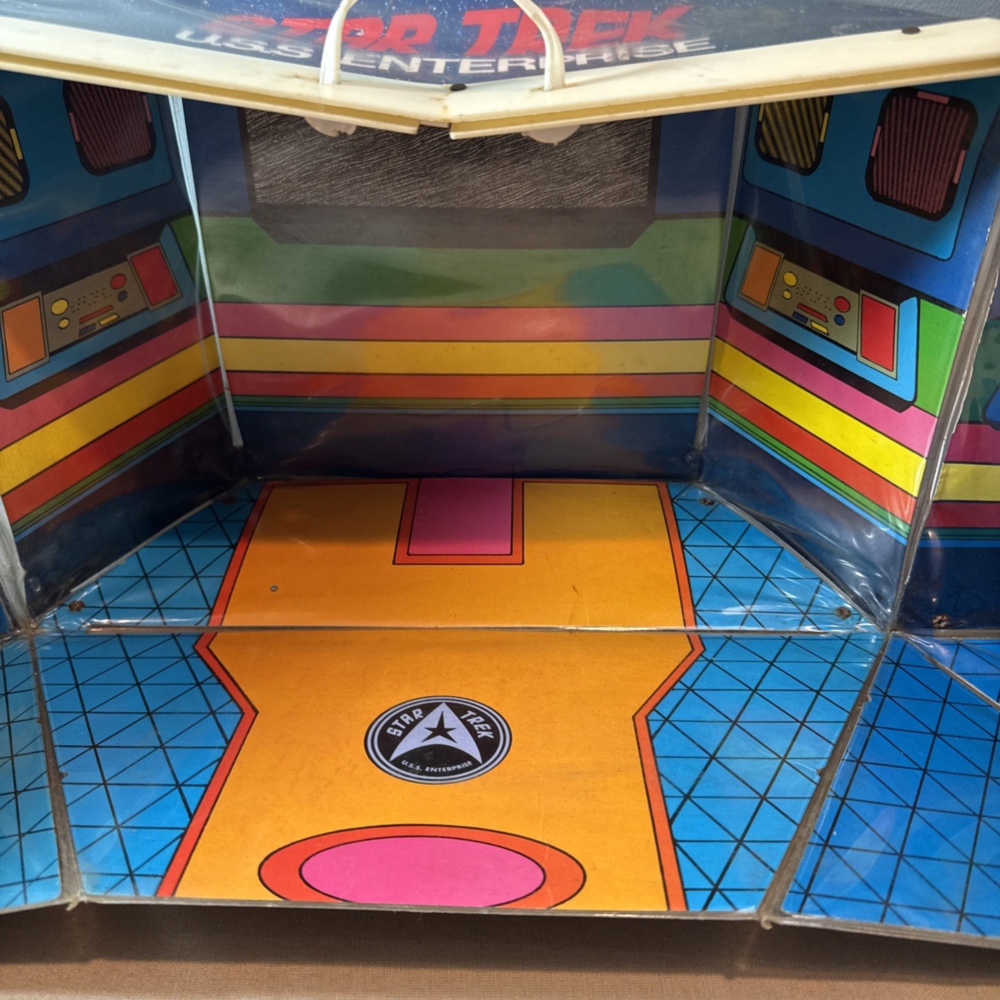 Vintage 1974 Mego Star Trek USS Enterprise Playset No Figures No Accessories