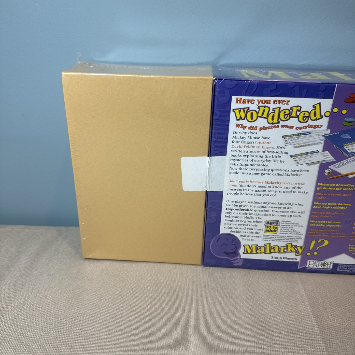 Malarky Board Game Family Party Game with Bonus Book Complete Brand New Sealed