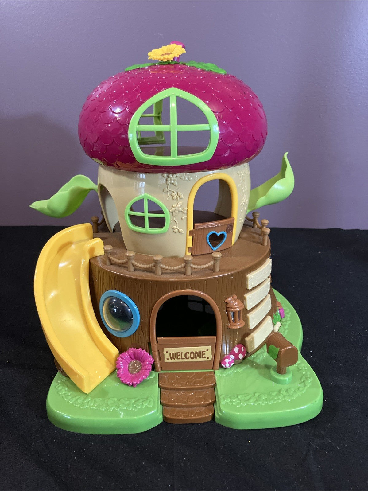 Li’l Woodzeez Acorn Treehouse Playset Toy House Preowned INCOMPLETE