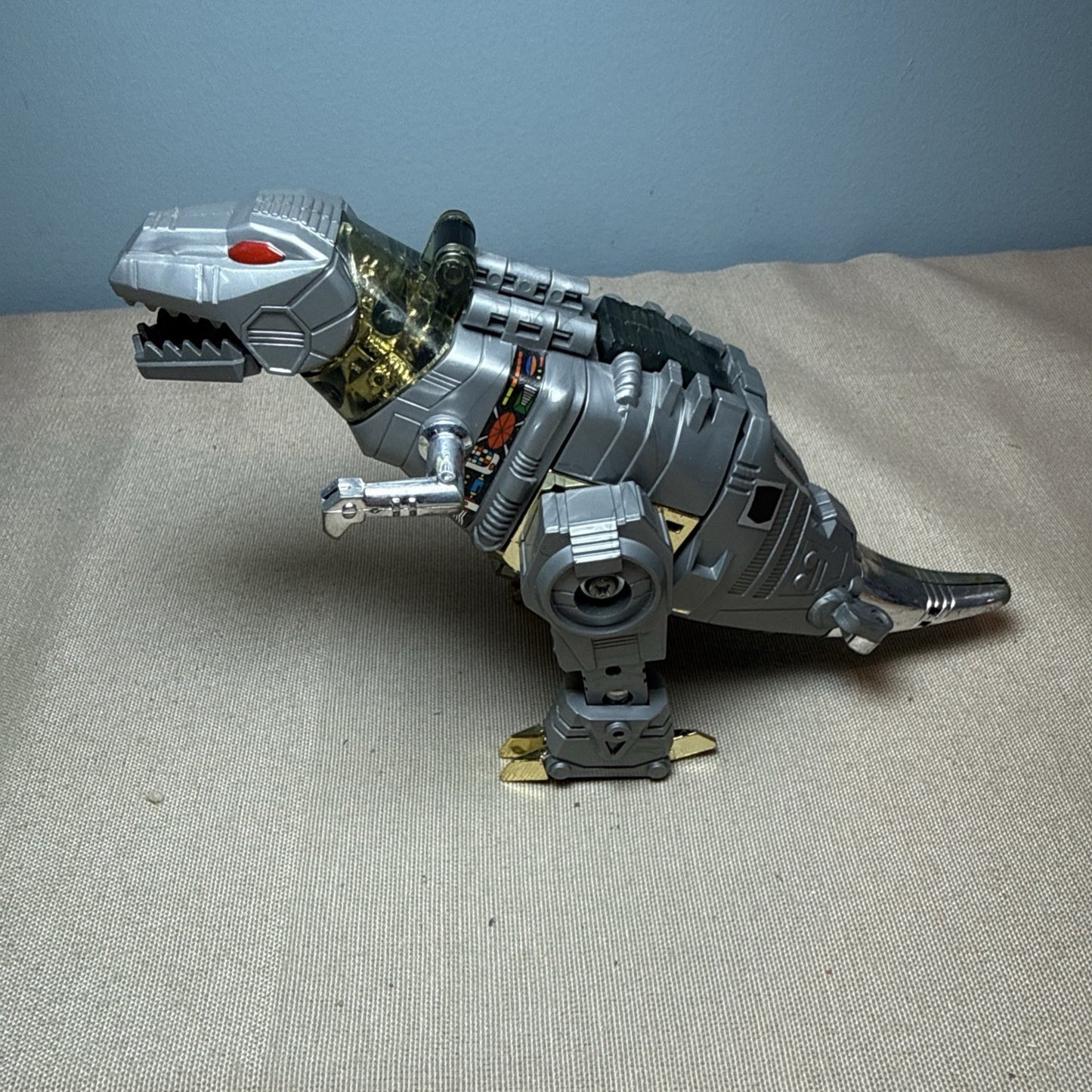 Vintage 1985 Hasbro Transformers G1 Grimlock Dinobot Figure Incomplete