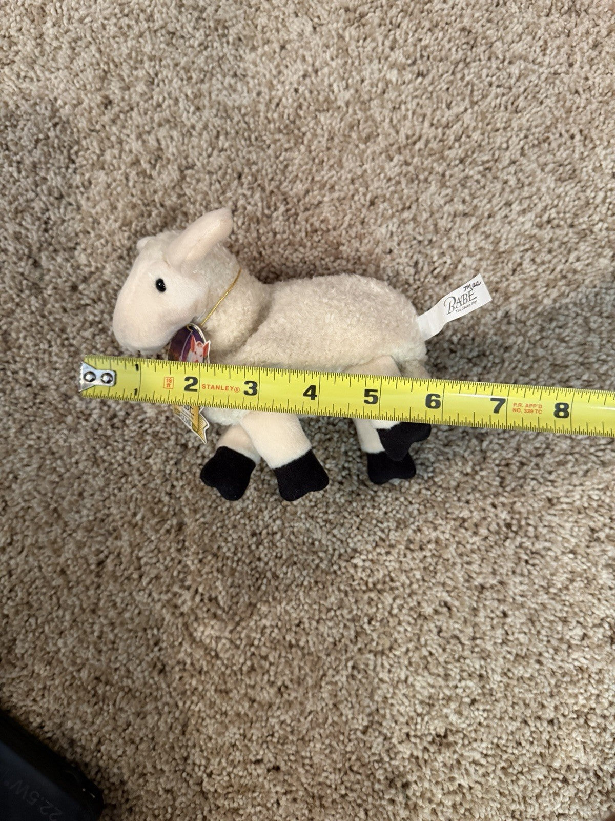 Vintage Babe Gallant Pig Gund Plush Animal Pig Sheep Ducks Dogs Farm Lot of 6