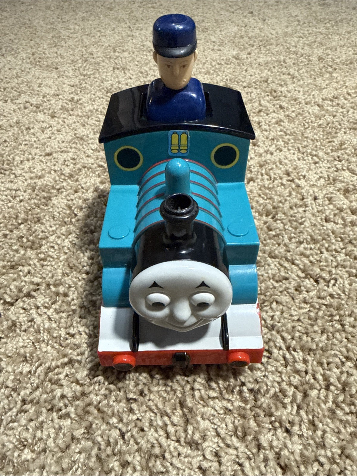 Thomas and Friends Push and Go Train, Blue Engine with Driver Figure