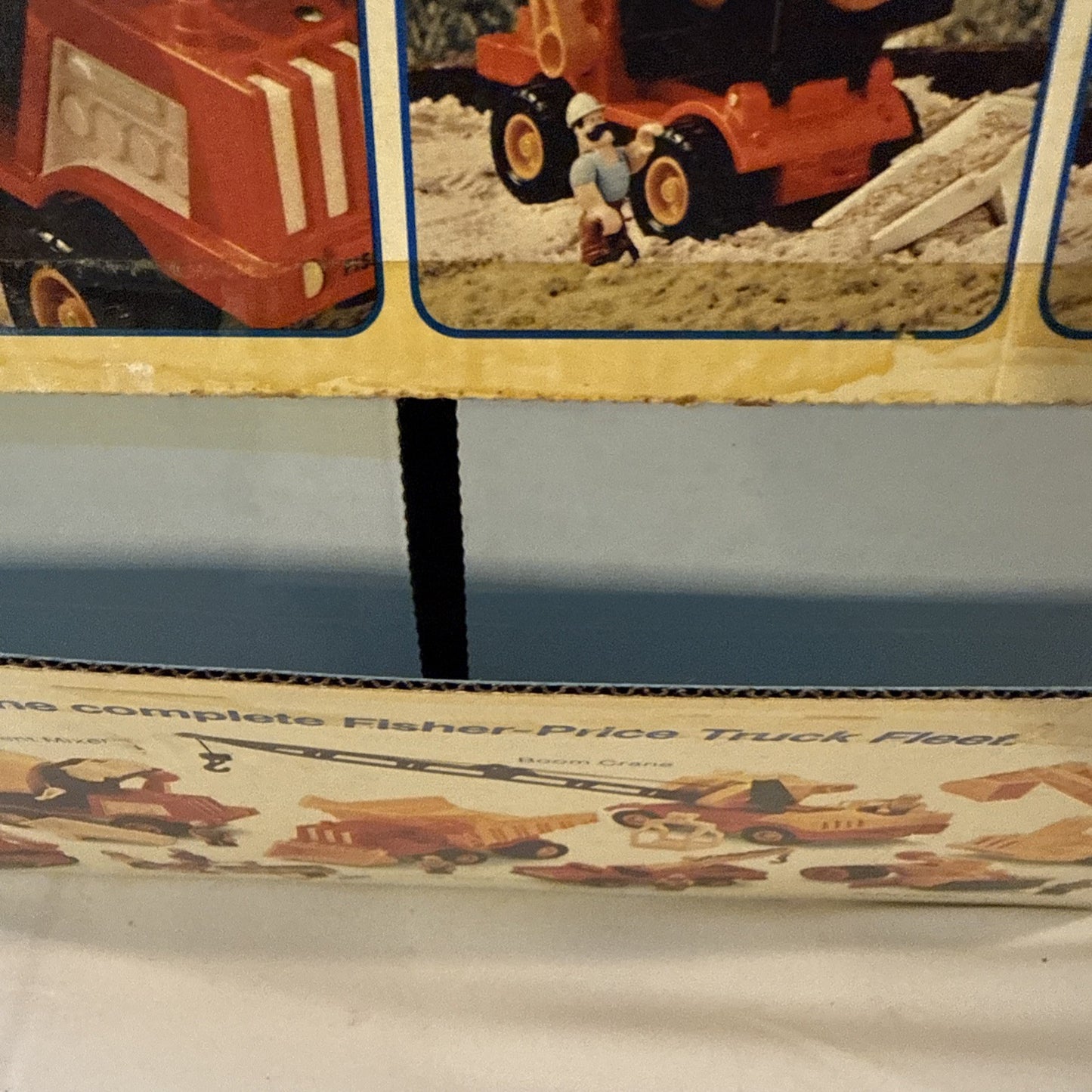 Vintage Fisher Price 315 Cement Mixer Dump Truck 1978 Original Box Toy