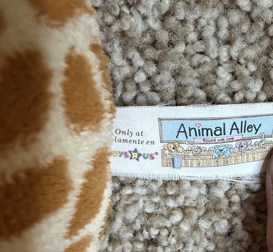 Plush Animals Lot 6 Bear Giraffe Cow Pig Kellytoy Wishpets Animal Alley Stuffed