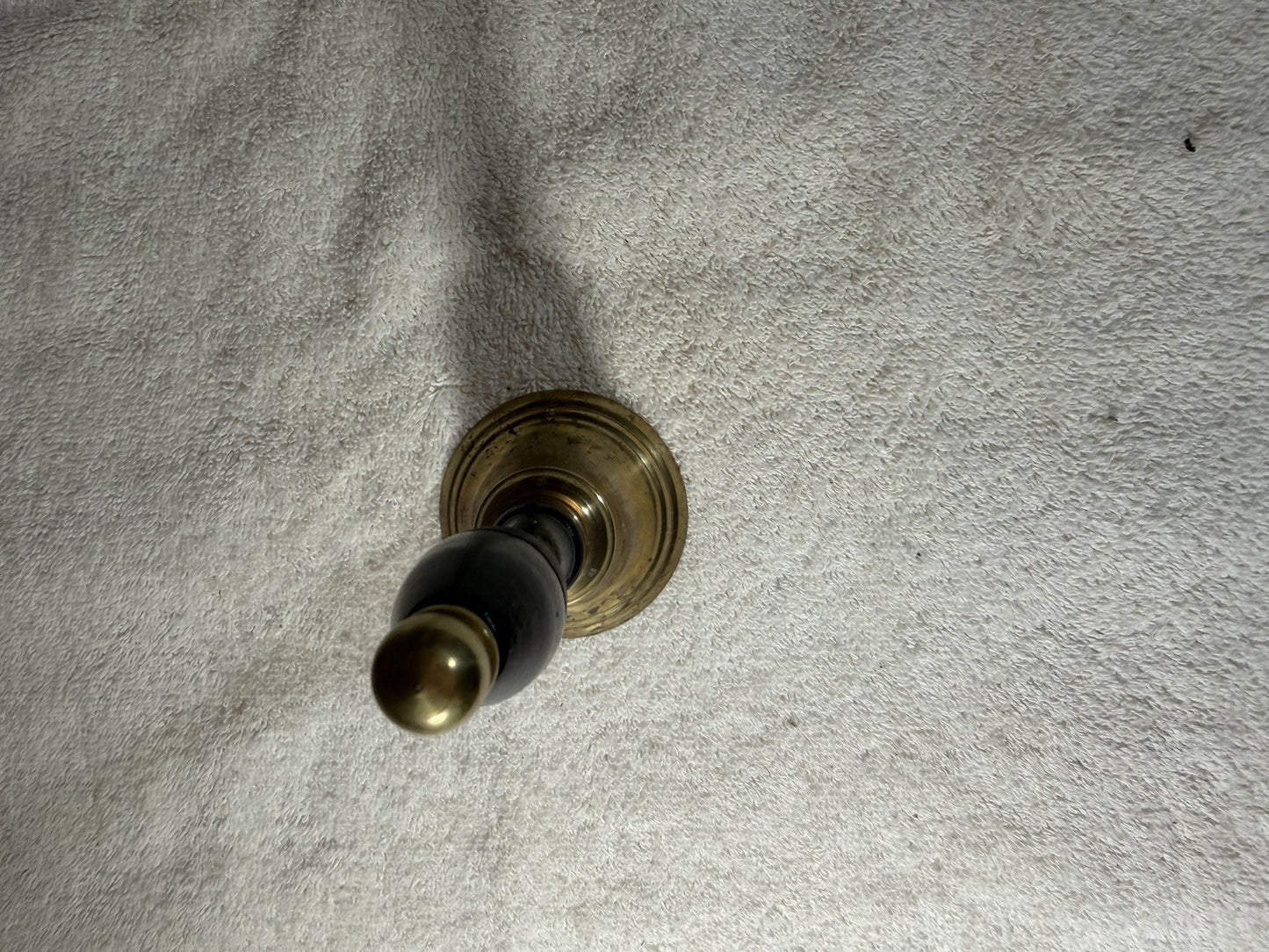 Vintage Brass Bell Wooden Handle 1981 Upstairs At Barca Lounger