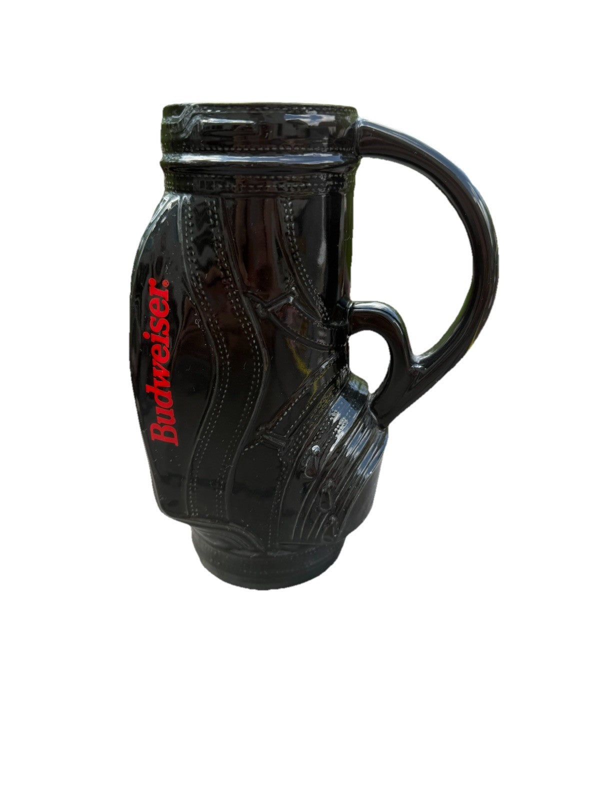 Budweiser Golf Bag Stein 1993 King of Beers Vintage Beer Mug 7"