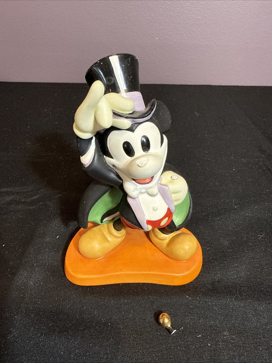WDCC Mickey Mouse Magician On With the Show Figurine 1997 Damaged