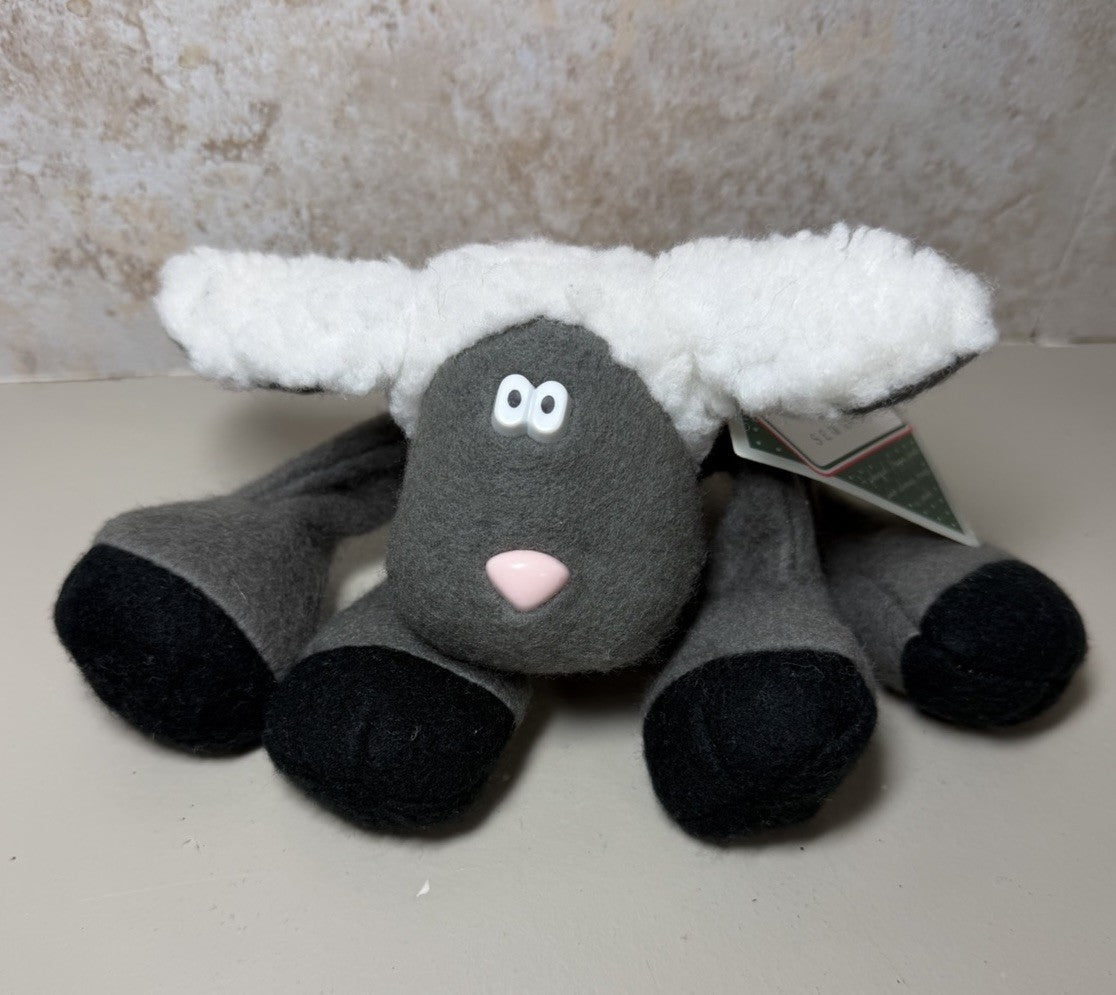 Vintage 1985 Hallmark Sherman Sewn Toy Plush Lamb Sheep Stuffed Animal NWT