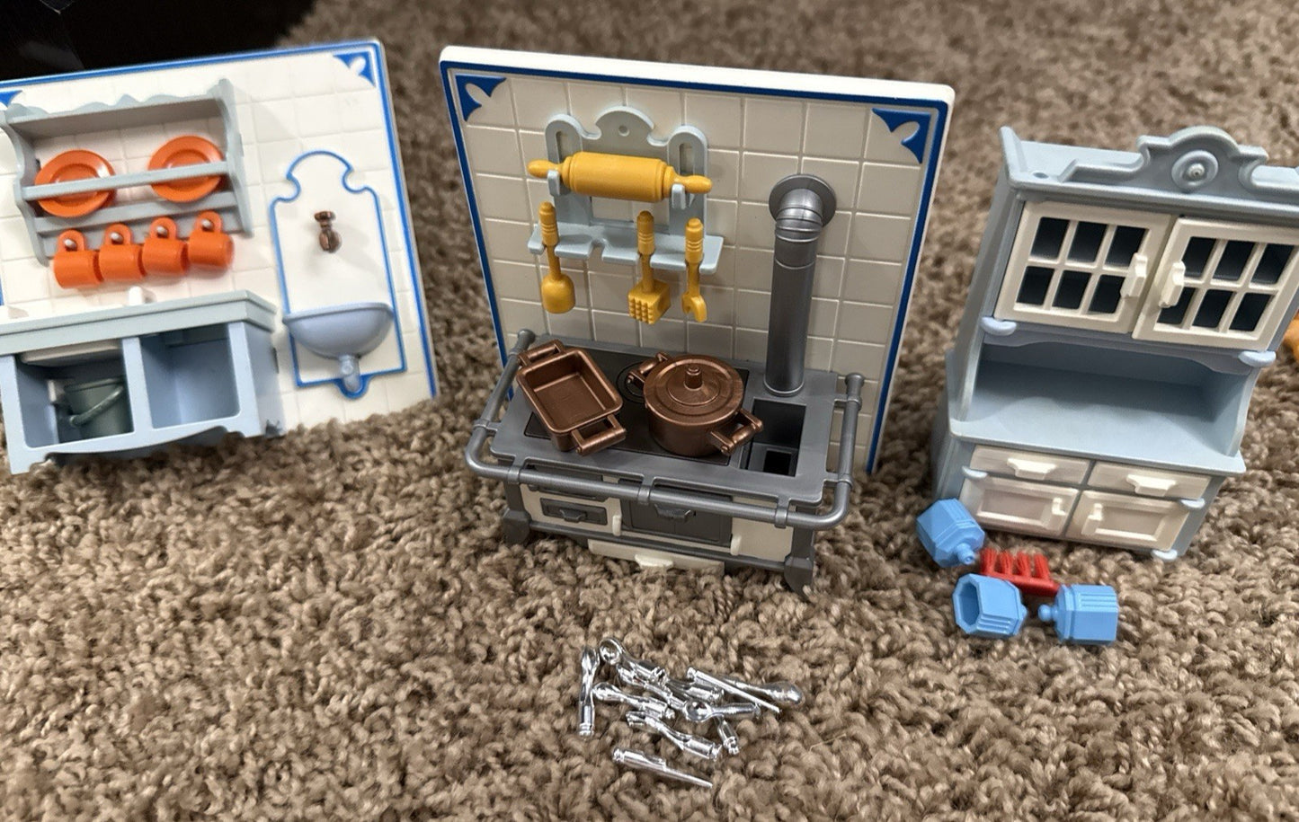 Vintage Playmobil 5300 Victorian Mansion 98% Complete+ 9 Partial Sets with Box