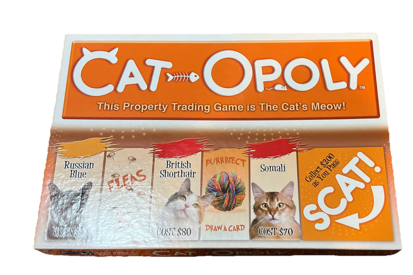 Cat-Opoly Board Game – Cat Lover’s Monopoly – Complete Fun Family Game