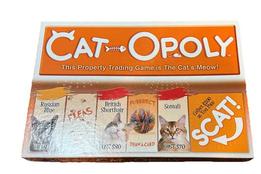 Cat-Opoly Board Game – Cat Lover’s Monopoly – Complete Fun Family Game